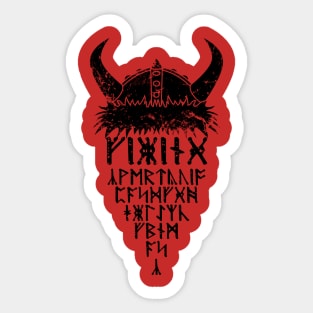 Viking Warrior Beard Sticker